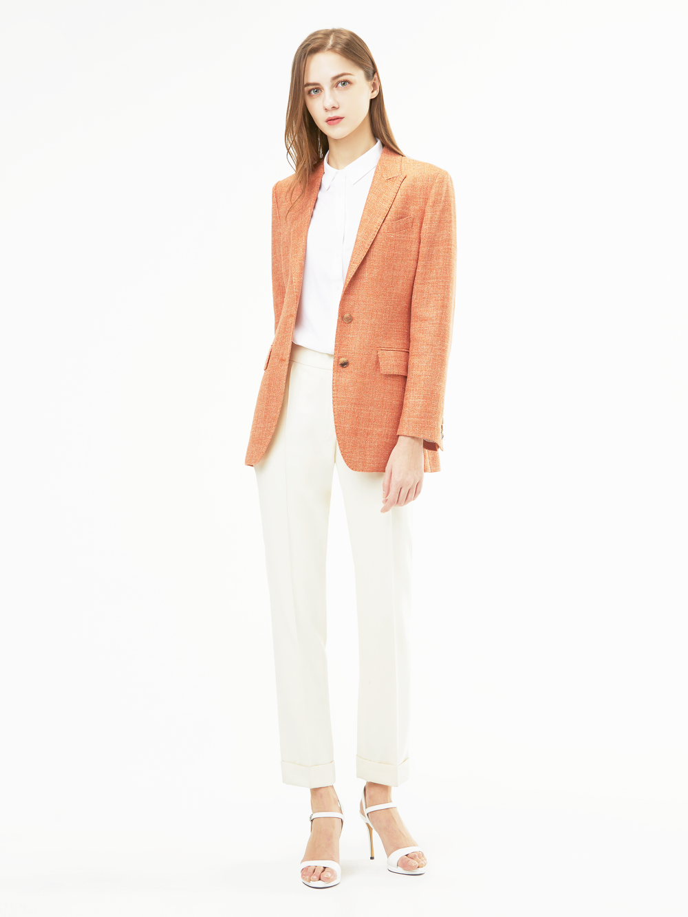 Holland&amp;Sherry Linen Single Jacket